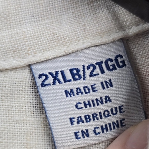 Tommy Bahama Shirt Mens 2XLB Palm Trees Short Sleeve Button Up Reverse Print - Picture 6 of 12